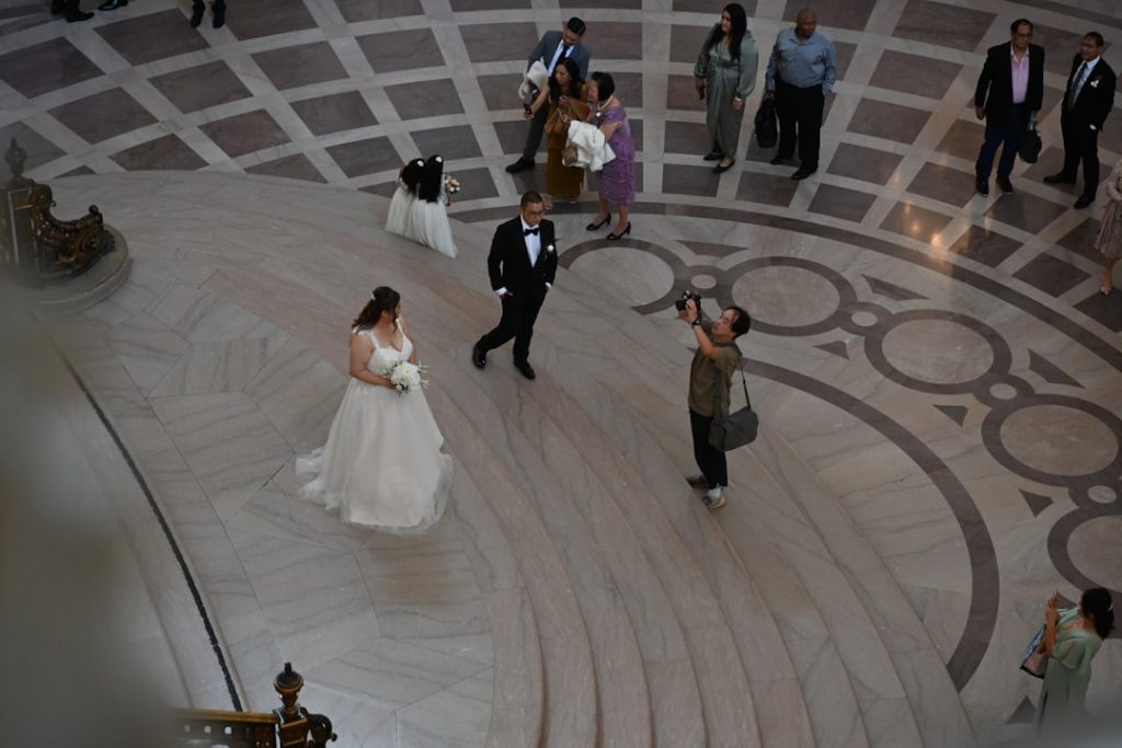 Wedding photographing